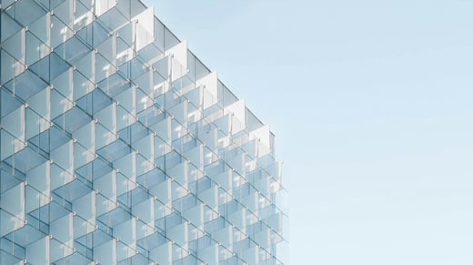 Intricate glass architecture in Spain.
