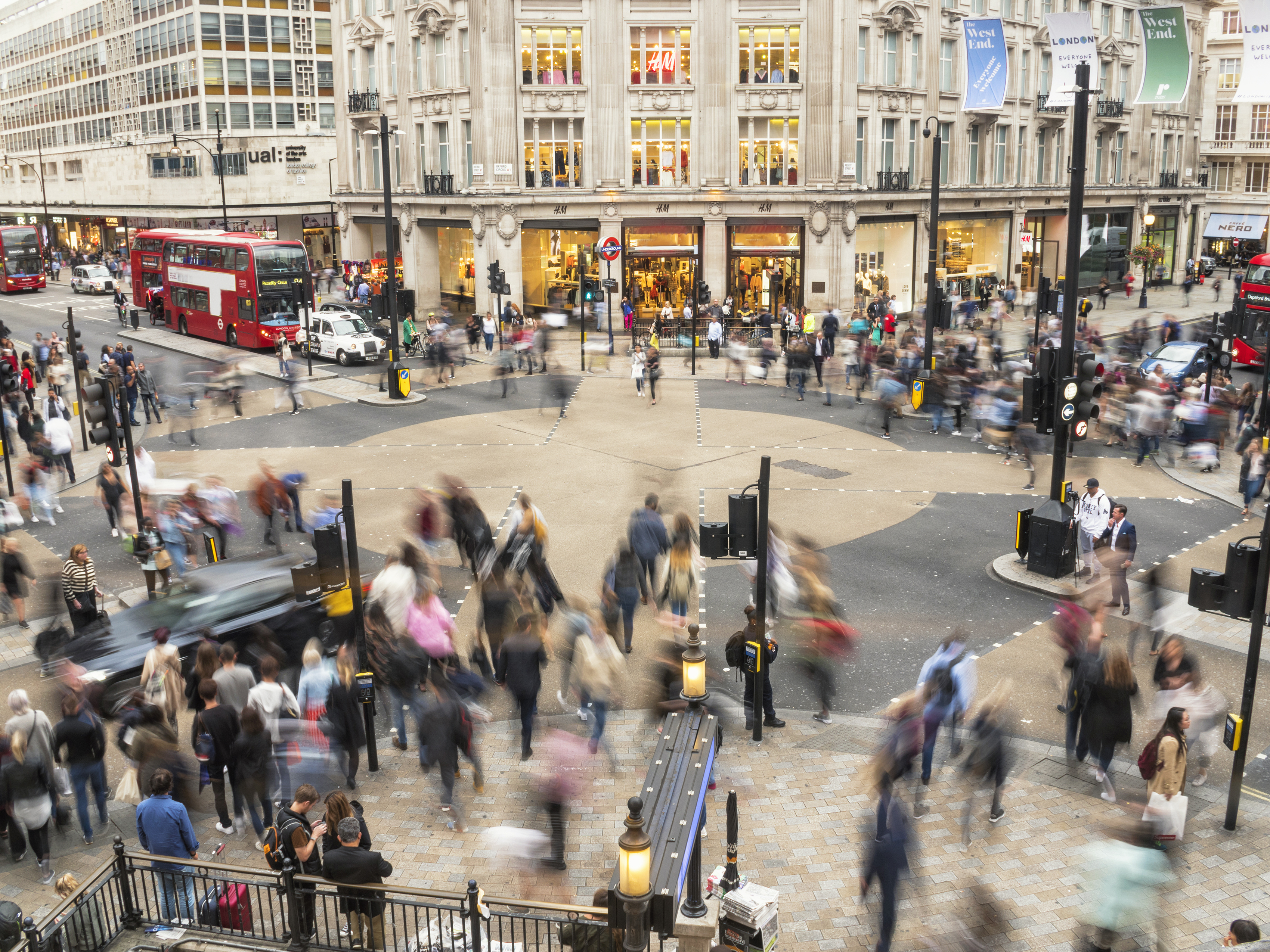 Oxford Circus crossing, London