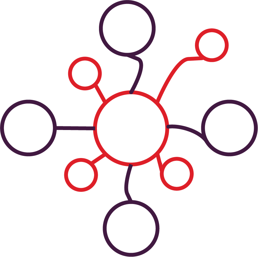 Algorithm driven with digital assessment and evaluation icon