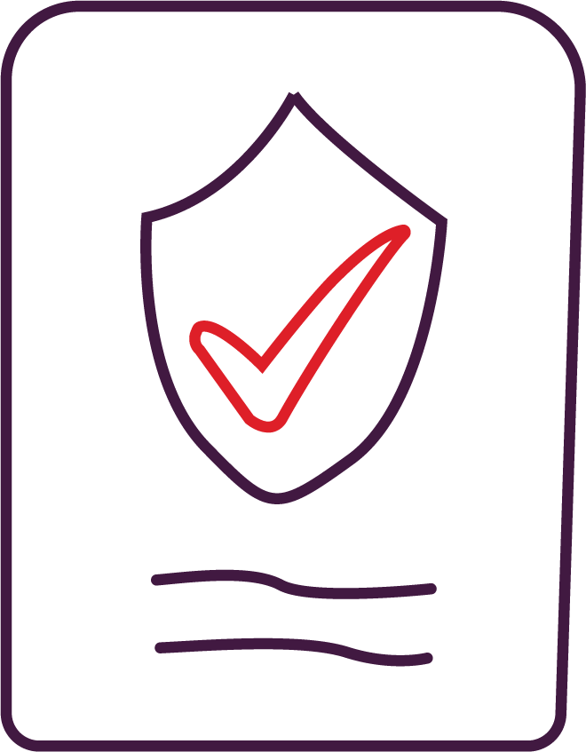 Verify authenticity of documents icon